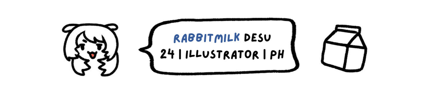 HEADER CARD RABBITMILK desu. 24, illustrator, PH
